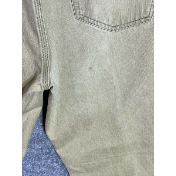 Timberland Weathergear Jeans Mens Size 38x32 Tan Denim Straight Leg Cotton - Picture 11 of 13